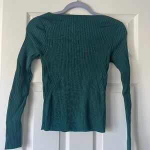 Abercrombie and fitch green long sleeve